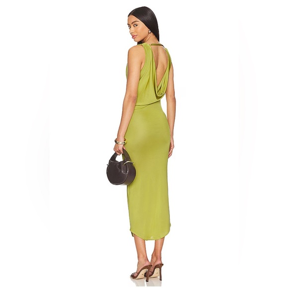 New Asta Resort Chloe Dress in Chartreuse size S - Picture 1 of 11